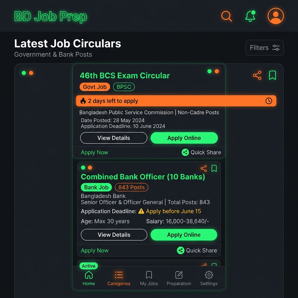 Government Job Bulletins